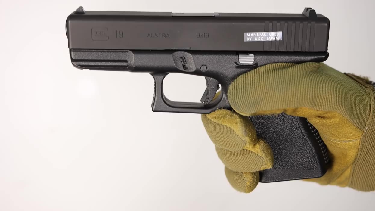 【日本壕界大叔】KSC Glock19滑动HW重型滑片的翻拍有趣的测评!